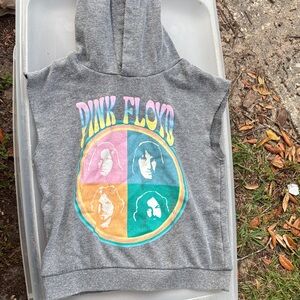 Pink Floyd Gray Kids Tank Top with Colorful Graphic